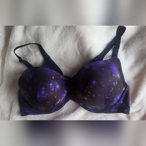 Torrid Curve 360 40C NWOT Galactic Galaxy Stars Navy Push-Up